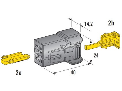 MTA Konektor 2-cestný- samica