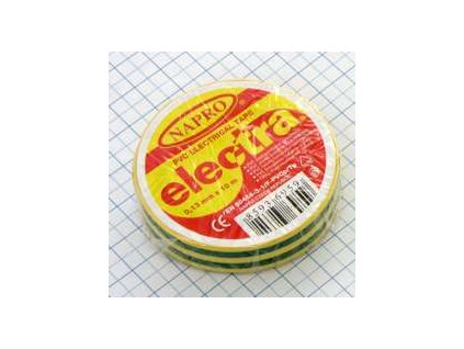 NAPRO Páska PVC 15mmx10m - žltozelená