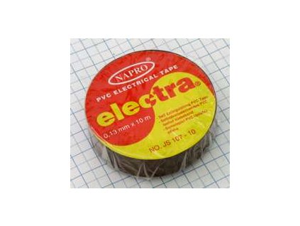 NAPRO Páska PVC 15mmX10m - hnedá