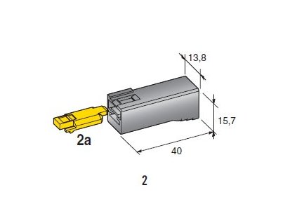 MTA Konektor 1-cestný- samica