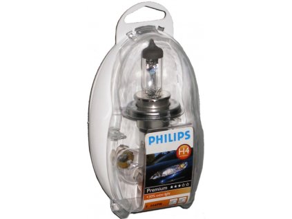 PHILIPS Sada žiaroviek Retail EasyKit H4 12V