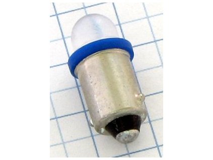 AUTOLAMP LED 12V (T4W) Ba9s modrá rozptyl 2ks