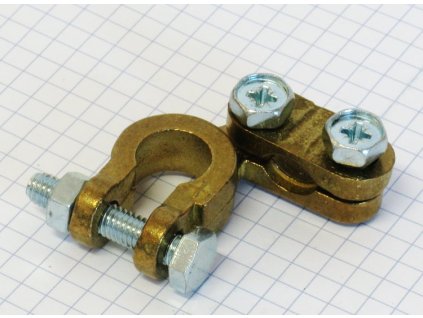 Macchi Rag. Fiorenzo Svorka batériová mosadzná plusová - malá 13mm