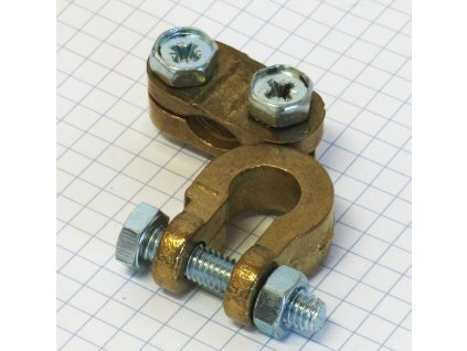 Macchi Rag. Fiorenzo Svorka batériová  mosadzná mínusová - malá 11mm