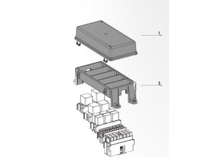 MTA Skrinka /telo/  pre 5 moduly