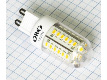 Napätie:230V Prúd:0,011 Výkon:2 W Pätica:G9 Rozmer: 59x22mm Životnosť:20.000h Tvar a prevedenie: EAN:5901752713857  Energetická trieda:A Svetelný tok lm:160 Index farebného podania RA:70 Uhol vyžarovania:360