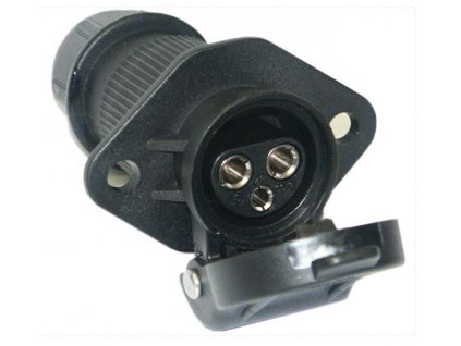 Erich Jaeger Zásuvka 6V-12V-24V/ 3P so skrutkou