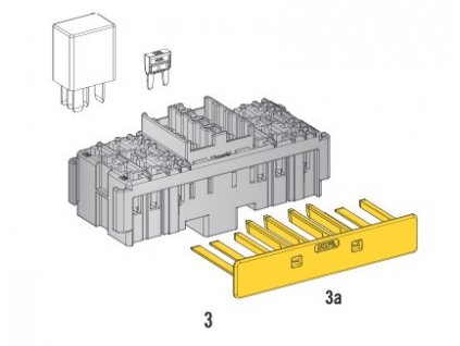 MTA Modul - 8 MINIpoistkový  + 4 MICROrelé