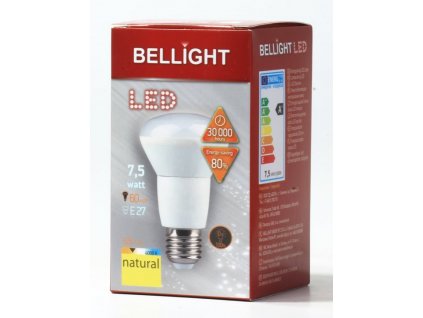 BELLIGHT LED  220-240V R63 7,5W E27 525lm neutrálna biela