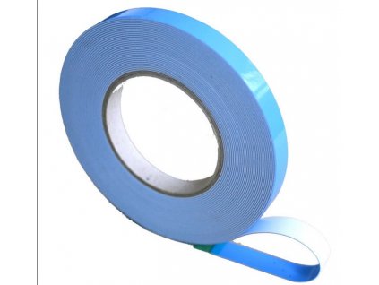 Páska obojstranná samolepiaca 15mmx10m - biela-penová