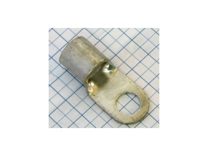 Oko medené plechové S70mm/M10 – káblové oko pre vodiče s prierezom S70 mm2. Vhodné pre skrutkové spojenie s otvorom M10. Jednoduché a spoľahlivé riešenie pre elektrické spoje a uzemnenie. Zabezpečuje kvalitný kontakt a dlhú životnosť aj pri náročných podmienkach.<br><br><strong>Prierez vodiča:</strong> S70 mm2<br><strong>Priemer otvoru (závit):</strong> M10<br><strong>Materiál:</strong> meď<br><strong>Použitie:</strong> elektroinštalácie, rozvádzače, batérie, uzemňovanie