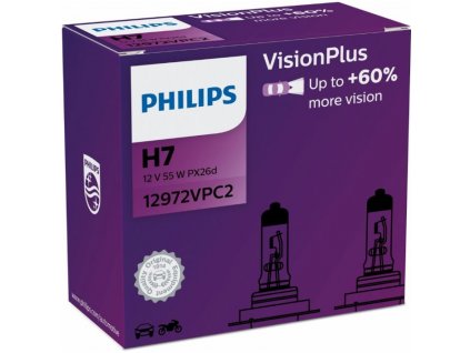 VisionPlus - o 60% viac svetla.  -35% zľava z bežnej ceny Žiarovky VisionPlus od Philipsu produkujú až o 60% viac svetla než bežné žiarovky. Ich svetelný lúč s dopadom predľženým až o 10 až 20m zvýšia, pri priemernej rýchlosti 80km/h,.