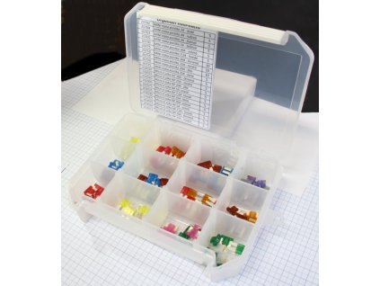 Krabička obsahuje 120ks poistiek mini nízke, micro II úzke a micro III.