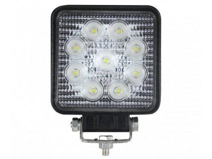 Pre napätie od 10V do 30V Vysoký svetelný tok 1440lm (zodpovedá svetelnému toku H1, H3 alebo H7) Farva světla 6000K (denné svetlo) Vyžarovací uhol: 60 stupnov 8ks 3W SMD čipov Hliníkové telo: šírka 110mm x výška 110mm (bez konzoly) x hĺbka 43mm Upevnenie na konzole, skrutka M10, alebo 4xM4 v zadnej časti reflektoru Spotreba prúdu pri 13,8V: 1,43A Stupeň krytia: IP67