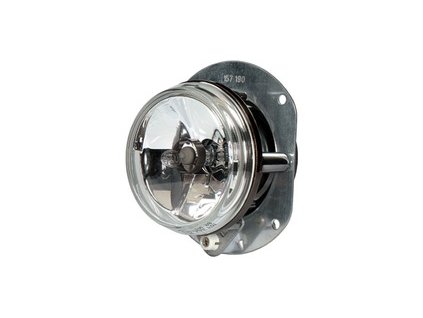 Hliníkové hmlové reflektory s čírym krycím sklom pre minimálny montážny otvor.( 90mm ) Žiarovka H15