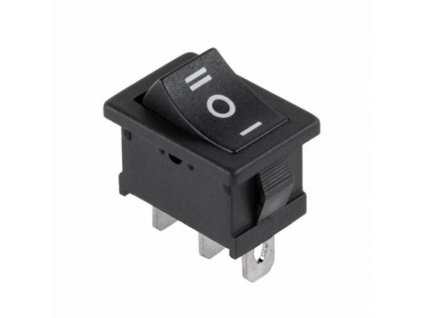 Mini vypínač 3- polohový, 3- pin. *230-250V, 6A *napájanie 3 x 4,8mm