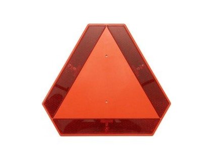 trojúholník pre pomaly idúcí vozidlá rozmer strán: 30x10x30x10x30x10 cm E homolizácia