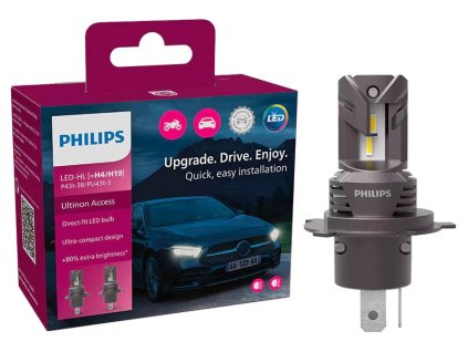 LED autožárovky Philips sú ideálnou náhradou za obyčajné žiarovky. Abyste dobre vybrali, je potrebné sa pozrieť na tvar pätice. Táto LED autožiarovka sa môže pochváliť päticou P43t typu H4. Fungujú s napätím 12-24 V, takže sú vhodné pre osobná aj nákladné automobily. Ich svetelný tok 2500 lm zaišťuje číre a žiarivé osvetlenie vašeho auta. Autožiarovka je určená hlavne na predné svetlá. LED autožárovky Philips sa hodia len pre Off Road účely, pri nich oceníte ich perfektné osvetlenie terénu a okolia, čo vám umožňuje vidieť prekážky lepšie ako s obyčajnými žiarovkami. Zákaz požívania na verejných komunikáciách, pretože na to nemajú oficiálne povolenie. Pokiaľ ich tam však použijete, riskujete pokutu. U LED autožiaroviek sa cení ich vysoký výkon 20 W pri minimálnej spotrebe energie. K ich typickým vlastnostiam patrí dlhá životnosť, v tomto prípade môžete počítať s 1500 h. Ponúkaná varianta sa chváli chromatičnosťou s hodnotou 6000 K. Jej svetlo je teda  v neutrálnom tóne. V balení nájdete 2 ks.  Významné funkcie LED autožárovky PHILIPS LED H4/H19 12V 20W P43t-38/PU43t-3 Ultinon Access 2500 2ks      LED autožiarovky Philips majú dlhšiu životnosť oproti obyčajným žiarovkám     Pätica P43t     Ku svojmu fungovaniu využívajú napätie s hodnotou 12 V      Umiestnenie: predné svetlá     LED autožiarovka typu H4     Vďaka svetelnému toku 2500 lm oslnivo žiaři a zaišťuje dobrú viditeľnosť     Výrobca udává výkon 20 W     LED autožiarovky Philips sú typické tím, že vydrží až 1500 h     Oceníte chromatičnosť s hodnotou 6000 K     Obsah balenia je 2 ks