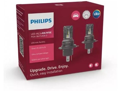 LED autožárovky Philips sú ideálnou náhradou za obyčajné žiarovky. Abyste dobre vybrali, je potrebné sa pozrieť na tvar pätice. Táto LED autožiarovka sa môže pochváliť päticou P43t typu H4. Fungujú s napätím 12-24 V, takže sú vhodné pre osobná aj nákladné automobily. Ich svetelný tok 2500 lm zaišťuje číre a žiarivé osvetlenie vašeho auta. Autožiarovka je určená hlavne na predné svetlá. LED autožárovky Philips sa hodia len pre Off Road účely, pri nich oceníte ich perfektné osvetlenie terénu a okolia, čo vám umožňuje vidieť prekážky lepšie ako s obyčajnými žiarovkami. Zákaz požívania na verejných komunikáciách, pretože na to nemajú oficiálne povolenie. Pokiaľ ich tam však použijete, riskujete pokutu. U LED autožiaroviek sa cení ich vysoký výkon 20 W pri minimálnej spotrebe energie. K ich typickým vlastnostiam patrí dlhá životnosť, v tomto prípade môžete počítať s 1500 h. Ponúkaná varianta sa chváli chromatičnosťou s hodnotou 6000 K. Jej svetlo je teda  v neutrálnom tóne. V balení nájdete 2 ks.  Významné funkcie LED autožárovky PHILIPS LED H4/H19 12V/24V 20W P43t-38/PU43t-3 Ultinon Access 2500 2ks      LED autožiarovky Philips majú dlhšiu životnosť oproti obyčajným žiarovkám     Pätica P43t     Ku svojmu fungovaniu využívajú napätie s hodnotou 12 V a 24 V     Umiestnenie: predné svetlá     LED autožiarovka typu H4     Vďaka svetelnému toku 2500 lm oslnivo žiaři a zaišťuje dobrú viditeľnosť     Výrobca udává výkon 20 W     LED autožiarovky Philips sú typické tím, že vydrží až 1500 h     Oceníte chromatičnosť s hodnotou 6000 K     Obsah balenia je 2 ks