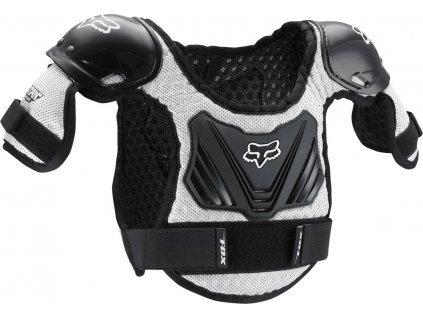 Dětský chránič hrudi Fox Peewee Titan Roost Defle - Black/Silver