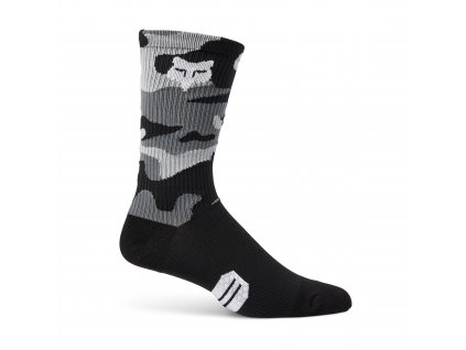 Pánské ponožky Fox 8" Ranger Sock - Black Camo