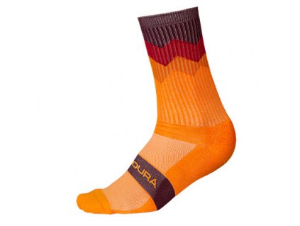 Ponožky Endura Jagged - Tangerine