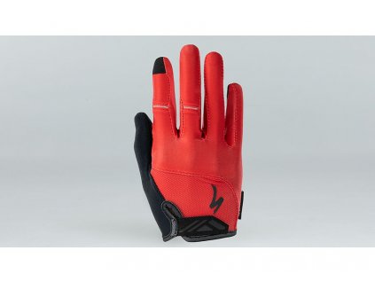 Rukavice Specialized BG DUAL GEL GLOVE LF WMN - Červená