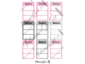 Škola velke Pink Grey