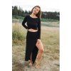 Crop top s rukávy