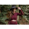 Crop top s rukávy