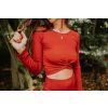 Crop top s rukávy