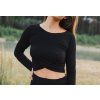 Crop top s rukávy