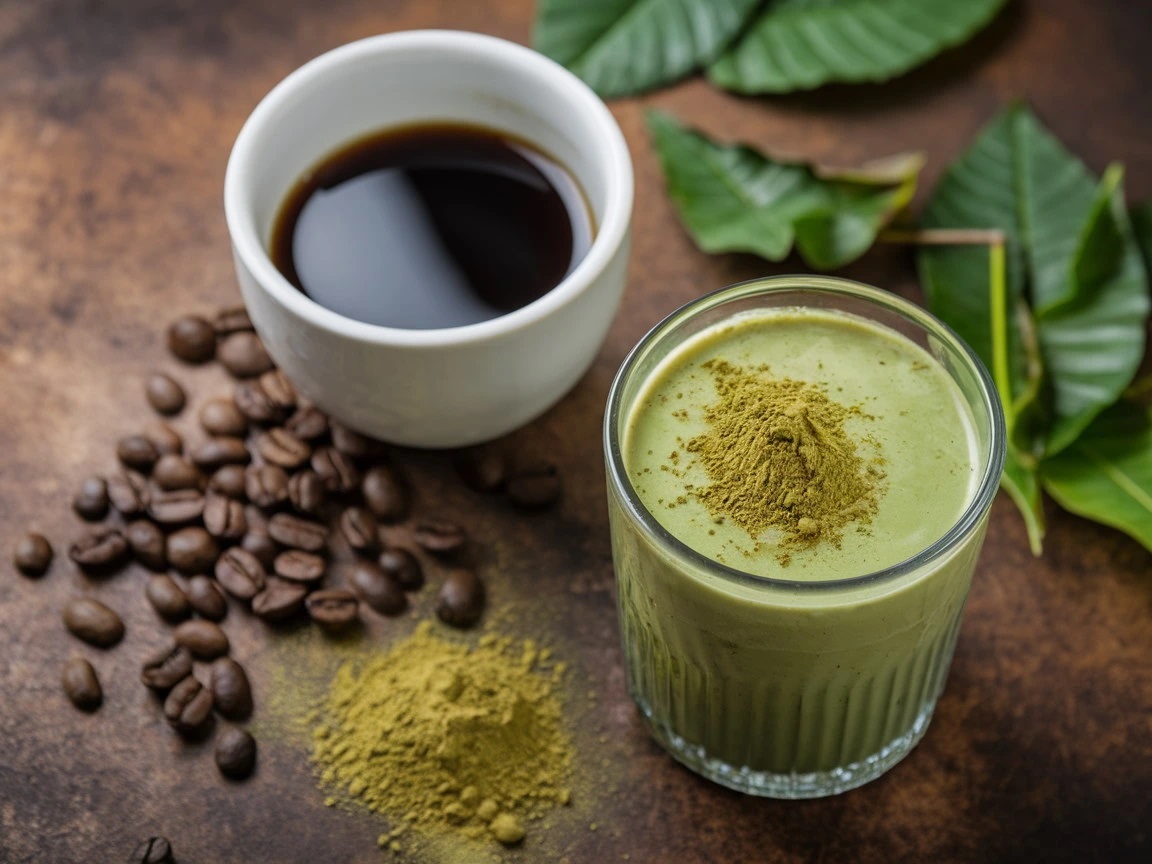 Kratom a káva: Jak se liší jejich stimulační účinky?