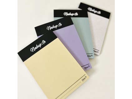 Nakup:to | malý bloček v pastelových barvách