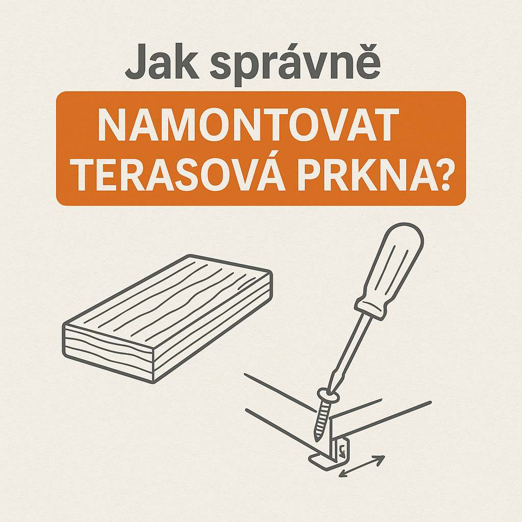 Jak správně namontovat terasová prkna?