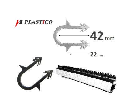 Floor Heating Pipe Clips 42 mm