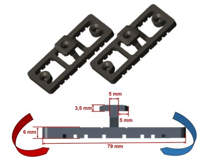 Ventilated Decking Spacer Clip 5 mm