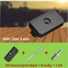 Decking Clip Set 5 mm with Screws + Free End Clips | PLASTICO