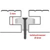 Decking Clip Set 5 mm with Screws + Free End Clips | PLASTICO