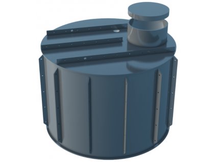 Plastový 3 komorový, tříkomorový septik s filtrací odpadní vody pojezdový, pro obetonování 5 m3, 5 000 litrů a