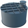 Plastová jímka, žumpa samonosná pro obsyp zeminou 8 m3, 8 000 litrů a