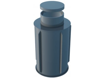 Plastová retenčná nádrž na dažďovú vodu pojazdová, pre obetónovanie 1 m3, 1 000 litrov a