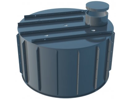 Plastová retenčná nádrž na dažďovú vodu pojazdová, pre obetónovanie 8 m3, 8 000 litrov a