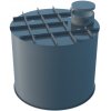 Plastová retenčná nádrž na dažďovú vodu samonosná pre obsyp zeminou9 m3, 9 000 litrov a