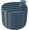 Plastový 3 komorový, trojkomorový septik s filtráciou odpadovej vody pojazdový, na obetónovanie 12 m3, 12 000 litrov a