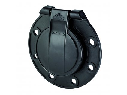 4487 koncova klapka ef 100 b na prirubu dn100 stenu