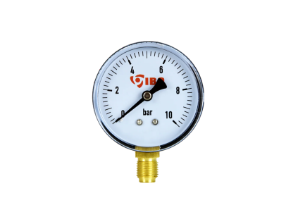 manometer radiálny spodný