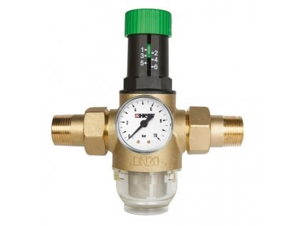 12029 regulator tlaku vody s filtrom a manometrom herz 1
