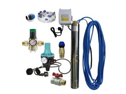 Automatická domáca vodáreň s ponorným čerpadlom 96C11 s BRIO PC 13 + redukčný ventil s filtrom REDUST1