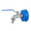 IBC adaptér S60x6 s kovovým ventilom 1/2"  IBCS60-KK04123413Z